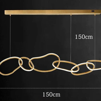 Lustre LED moderne pour salon et salle à manger — LZ4M9X2