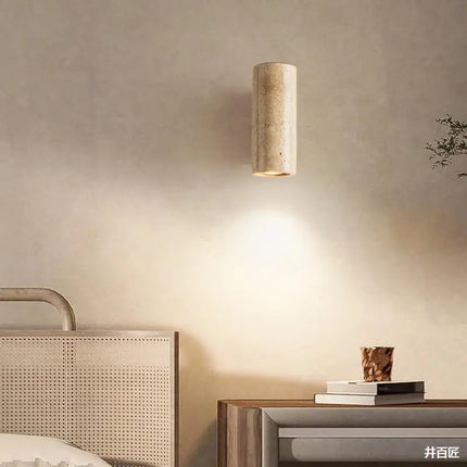 Applique murale LED en pierre naturelle avec réglage de température — LZ4XJ9
