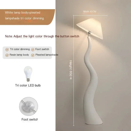 Lampadaire courbé design champignon style nordique haut de gamme — LZ4X9T2