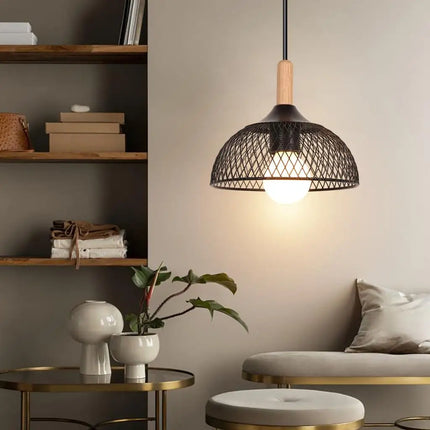 Suspension en métal noir pour décoration intérieure moderne — LZ4X9T