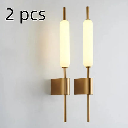 Applique murale LED dorée au design moderne décoratif — LZ4X9P2