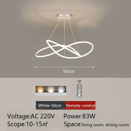 Plafonnier LED suspendu à design circulaire — LZ4P9XQ