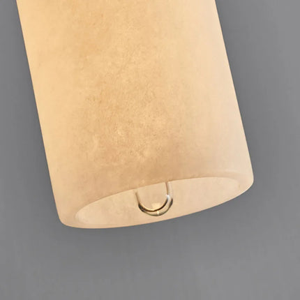 Lustre naturel en marbre avec ampoule cuivre simple — LZ4X9P