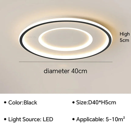 Plafonnier LED moderne pour une décoration intérieure lumineuse — LZ4X9P