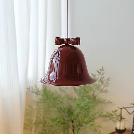 Suspension moderne en forme de cloche avec nœud décoratif — LZ4XJ9