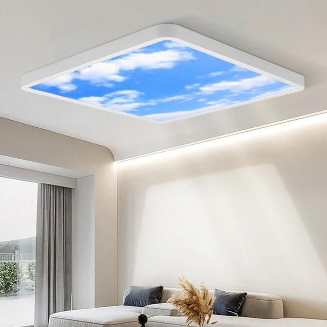 Plafonnier LED moderne avec panneau décoratif design — LZ4X9P2