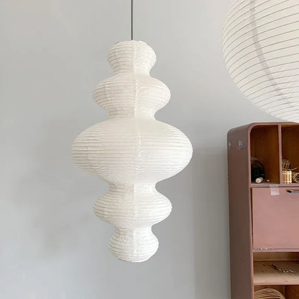 Suspension japonaise en papier style Noguchi nordique — LZ4X9T2