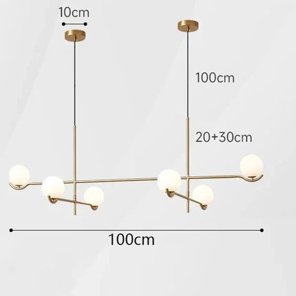 Lustre suspendu fantaisie pour salle à manger et salon — LZ4X9T2