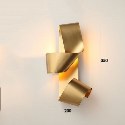 Applique murale design dorée forme nœud Ilba — LZ4X9P2