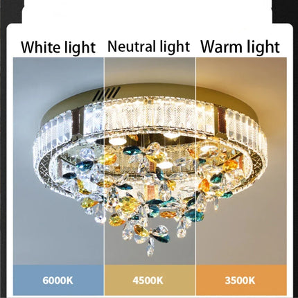 Plafonnier luxe en cristal pour intérieur de villa moderne — LZ4XJ9