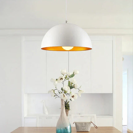 Suspension double couche demi-boule design moderne — LZ4X9P