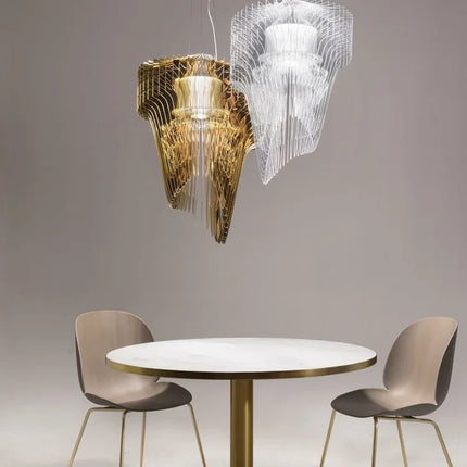 Lustre acrylique design italien créatif modèle villa — LZ4X9P