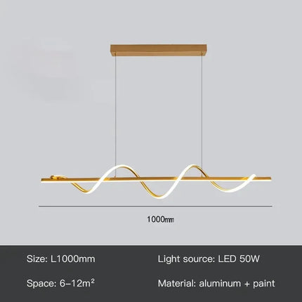 Suspension moderne avec LED réglables pour décoration intérieure — LZ4X9P