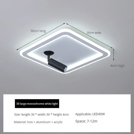 plafonnier led moderne design pour intérieur éclairage surface