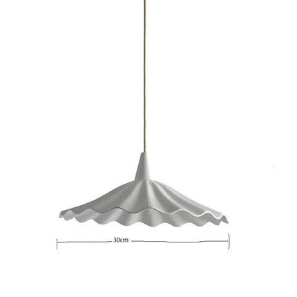 Suspension design papillon en céramique et bois — LZ4X9B