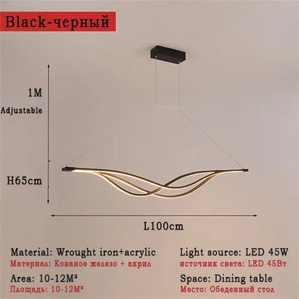 Lustre LED décoratif pour restaurants et espaces intérieurs — LZ4X9T