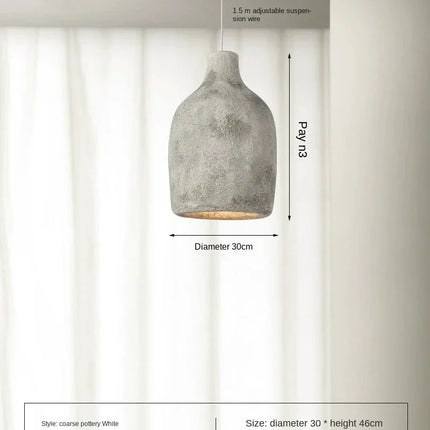 Suspension japonaise Wabi-sabi pour salle à manger et chambre nordique — LZ4X9T