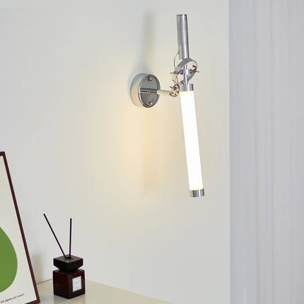 applique murale nordique en métal style industriel avec abat-jour led