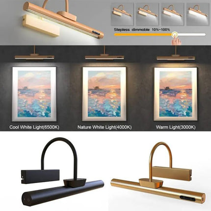 Applique murale LED moderne finition dorée avec alimentation USB — LZ4X9P2