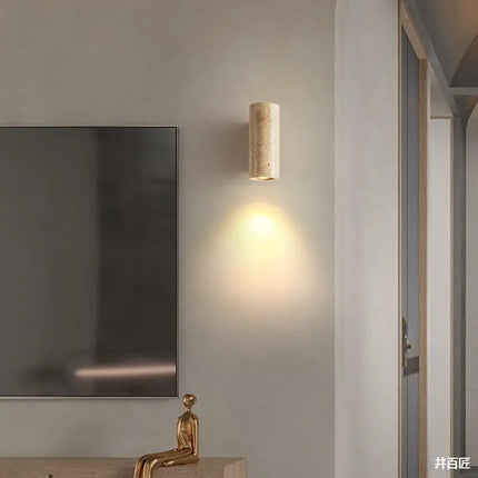 Applique murale LED en pierre naturelle avec réglage de température — LZ4XJ9