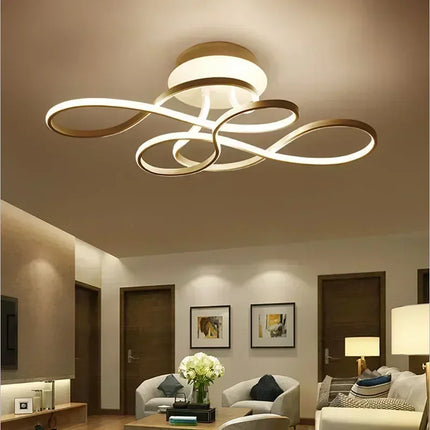 Plafonnier LED moderne pour décoration intérieure lumineuse et élégante — LZ4P9XJ2