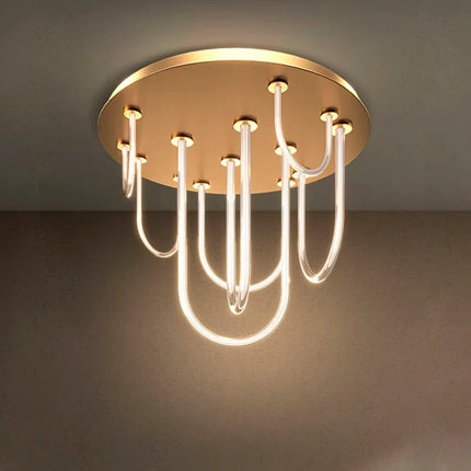 Lustre LED dimmable style postmoderne ceinture magique 2022 — LZ4X9P
