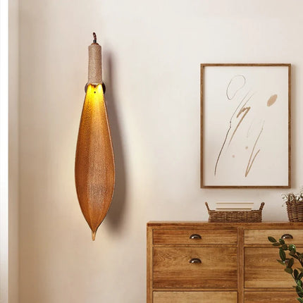 Lustre japonais style wabi-sabi pour décoration intérieure rétro — LZ4P9XJ