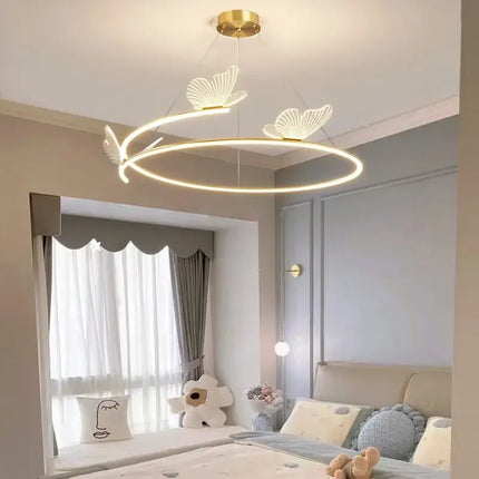 Lustre papillon au design créatif pour décoration intérieure — LZ7XQ2