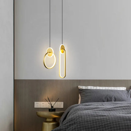 Lustre suspension minimaliste rond à câble long 2022 — LZ4X9Q