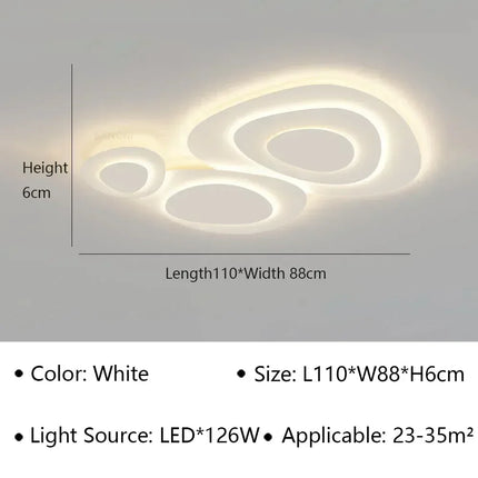 Lustre LED décoratif moderne pour intérieur — LZ4X9P2