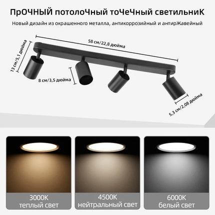 plafonnier led à suspension éclairage réglable sur rail