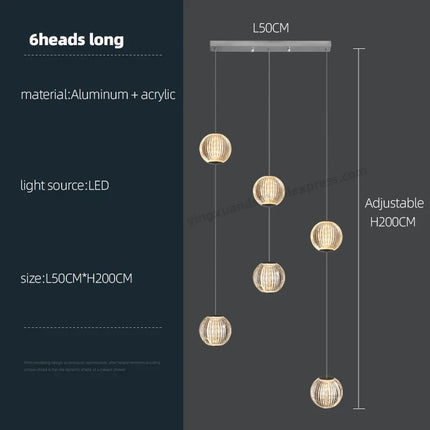 Suspension moderne haut de gamme pour éclairage intérieur — LZ4P9X