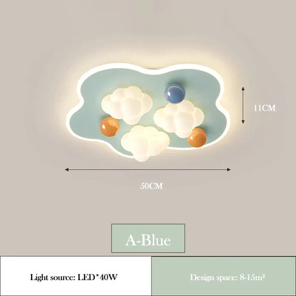 Plafonnier nuage crème pour chambre enfant moderne et chaleureuse — LZ4X9T
