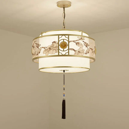 Lustre suspension rétro créatif pour éclairage de restaurant — LZ4P9XJ