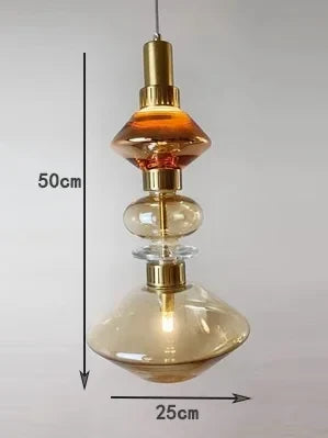 Lustre vitrail personnalisé pour décoration intérieure lumineuse — LZ4X9P2