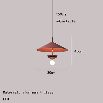 suspension en métal pour intérieur moderne avec lumière douce