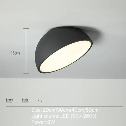 Plafonnier LED moderne pour couloir et escalier avec télécommande — LZ4X9P