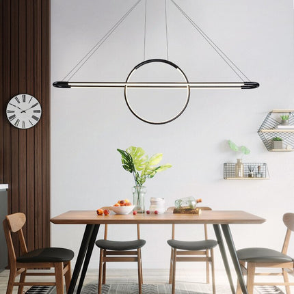 Lustre suspension LED avec anneau lumineux Nefta — LZ4P9XQ