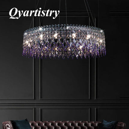 Lustre de luxe en cristal suspension pour éclairage de bar — LZ4X9Q