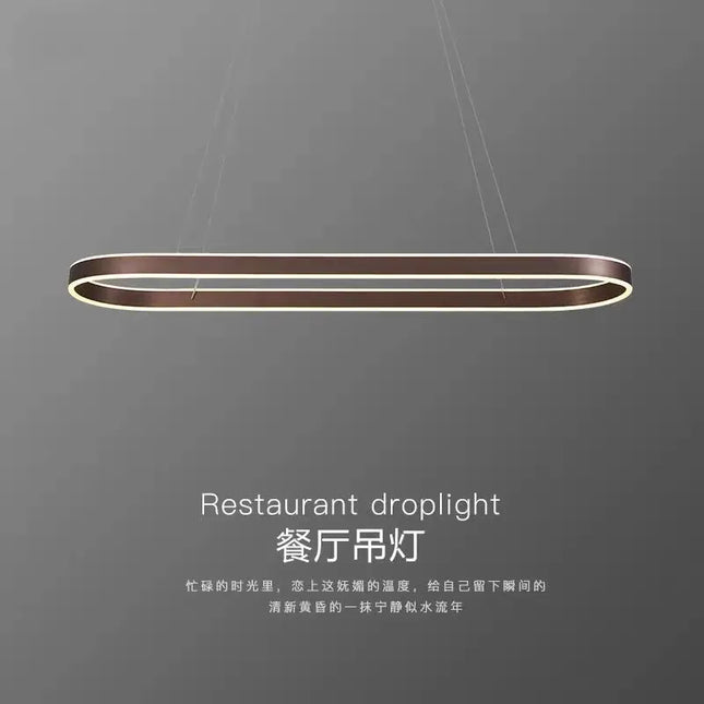 Lustre LED suspension nordique au design minimaliste et moderne — LZ4X9T