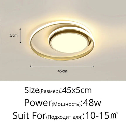 Plafonnier LED moderne pour éclairage intérieur décoratif — LZ4P9XJ