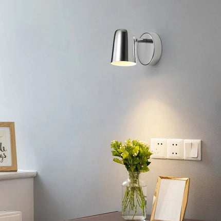 Applique murale chrome avec lecture et angle réglable — LZ4X9T2