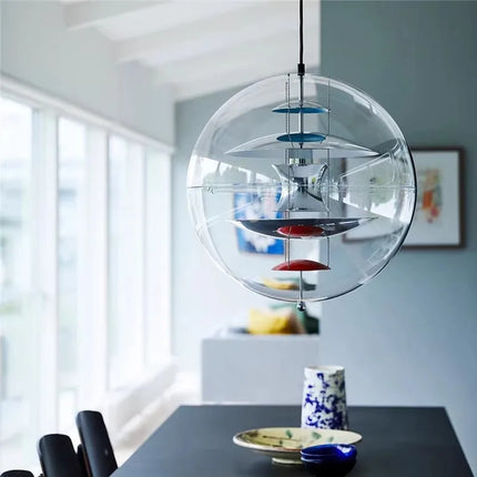 Lustre moderne en acrylique style danois pour intérieur — LZ4X9P