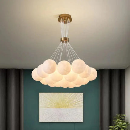 Lustre nuage lumineux décoratif pour chambre d'enfants — LZ4X9J