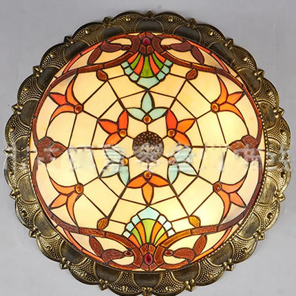 Plafonnier baroque en verre de Bohême pour intérieur moderne — LZ4X9B