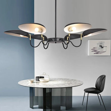 Lustre nordique à 6 têtes design postmoderne pour intérieur — LZ4X9P2