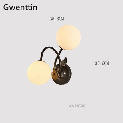Applique murale en verre boule pour décoration intérieure moderne — LZ4X9T2