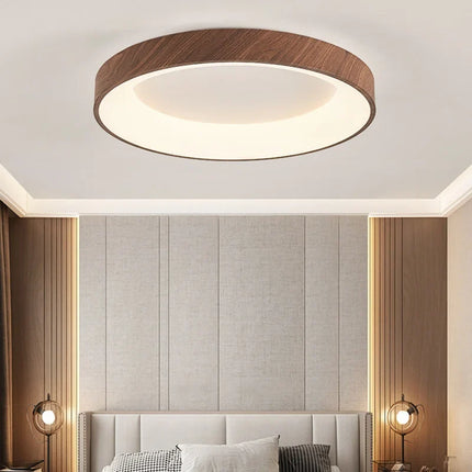 Plafonniers LED imitation bois formes rond, rectangle et carré — LZ4X9P