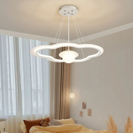 Lustre LED avec abat-jour en forme de nuage pour intérieur — LZ4X9P