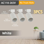 Seulement 3 pièces blanches / Pas d'ampoule GU10 / CHINE